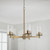 Capital Lighting Mason Five Light Chandelier in Aged Brass - 446851AD-532