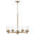 Capital Lighting Mason Five Light Chandelier in Aged Brass - 446851AD-532