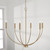 Capital Lighting Ansley Six Light Chandelier in Aged Brass - 452161AD Capital Lighting Ansley Six Light Chandelier in Aged Brass - 452161AD