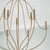 Capital Lighting Madison Nine Light Chandelier in Aged Brass - 447091AD