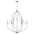 Capital Lighting Madison Nine Light Chandelier in Brushed Nickel - 447091BN