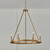 Capital Lighting Pearson Six Light Chandelier in Aged Brass - 4916AD