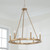 Capital Lighting Pearson Six Light Chandelier in Aged Brass - 4916AD