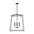 Capital Lighting Thea Four Light Foyer in Matte Black - 537643MB