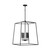 Capital Lighting Thea Four Light Foyer in Matte Black - 537643MB