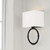 Capital Lighting Ogden One Light Wall Sconce in Brushed Black Iron - 645211IH