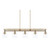 Capital Lighting Mid Century Five Light Island Pendant in Aged Brass - 821151AD-426