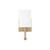 Capital Lighting Ingrid One Light Wall Sconce in Matte Brass - 657011MA-715 Capital Lighting Ingrid One Light Wall Sconce in Matte Brass - 657011MA-715
