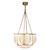 Alora Anders LED Chandelier in Vintage Brass - CH336830VB