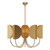Alora Seno Five Light Chandelier in Aged Gold - CH450732AG