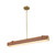 Alora Valise LED Pendant in Vintage Brass/Cognac Leather - PD307931VBCL