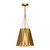 Alora Plisse One Light Pendant in Aged Gold - PD528012AG