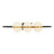 Alora Tagliato LED Vanity in Matte Black/Brushed Gold - WV302003MBBG