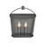 Alora Manor Two Light Bathroom Fixture in Urban Bronze - WV312202UB