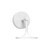 Alora Issa LED Wall Sconce in White - WV418006WH