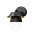Alora Tetsu One Light Wall Sconce in Matte Black/Clear Glass - WV475106MBCL