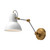 Alora Felix One Light Vanity in Aged Gold/White - WV576027WHAG