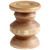 Cyan Summer Swirl Stool in Walnut - 05984