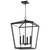 Cyan Four Light Chandelier in Noir - 10375