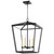 Cyan Four Light Chandelier in Noir - 10375