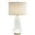 Cyan LED Table Lamp in Aged Brass - 10545