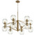 Cyan 12 Light Chandelier in Aged Brass - 10963