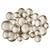 Cyan Wall Decor in Silver - 11153