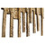 Cyan Wall Decor in Antique Brass - 11312