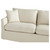 Cyan Sovente Sofa in White - Cream - 11378