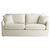 Cyan Sovente Sofa in White - Cream - 11378