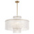 Cyan Othello Nine Light Chandelier in Aged Brass - 11631