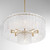 Cyan Othello Nine Light Chandelier in Aged Brass - 11631