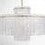 Cyan Othello Nine Light Chandelier in Aged Brass - 11631