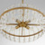 Cyan Selena Four Light Pendant in Aged Brass - 11959