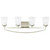 Generation Lighting Hanford Four Light Wall / Bath in Brushed Nickel - 4424504EN3-962