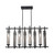 Generation Lighting Ethan Eight Light Chandelier in Antique Forged Iron / Brushed Steel - F2630/8AF/BS