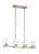 Generation Lighting Jonah Eight Light Island Chandelier in Satin Nickel / Chrome - F2986/8SN/CH