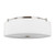 Generation Lighting Sunset Drive Three Light Flush Mount in Brushed Steel - FM312EN3/BS