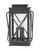 Hinkley Montecito LED Pier Mount Lantern in Museum Black - 11197MB