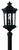 Hinkley Raley LED Post Top/ Pier Mount in Museum Black - 1601MB
