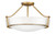 Hinkley Hathaway LED Foyer Pendant in Heritage Brass - 3221HB