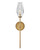 Hinkley Ana LED Wall Sconce in Heritage Brass - 38250HB