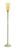 House of Troy Newport One Light Floor Lamp in Antique Brass - N600-AB