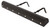 House of Troy Classic Traditional Three Light Picture Light in Black with Polished Nickel Accents - TB24-BLK/PN