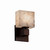 Justice Designs Alabaster Rocks One Light Wall Sconce in Dark Bronze - ALR-8707-55-DBRZ