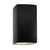 Justice Designs Ambiance Lantern in Carbon - Matte Black - CER-0910-CRB
