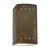 Justice Designs Ambiance LED Lantern in Tierra Red Slate - CER-0925-SLTR-LED1-1000