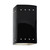 Justice Designs Ambiance LED Lantern in Gloss Black - CER-0925W-BLK-LED1-1000
