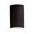 Justice Designs Ambiance Lantern in Carbon - Matte Black - CER-0945-CRB