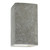 Justice Designs Ambiance Lantern in Mocha Travertine - CER-0950-TRAM